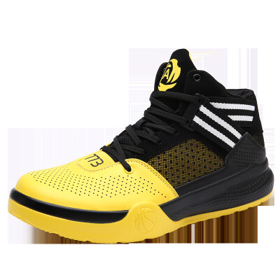 

Couple high basketball shoes shock absorption non-slip wear boots mens breathable sports shoes