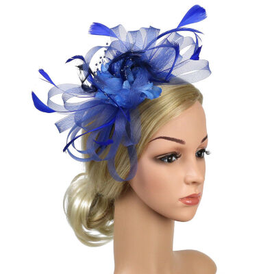 

Cocktail Party Hat Womens Sinamay Fascinator Wedding Church Kentucky Derby Dress