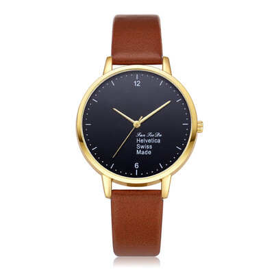 

Womens Watches Top Brand Dial Ladies High Quality Quartz Wristwatch Solid Color Leather Strap Clock Casual Relogio Feminino50
