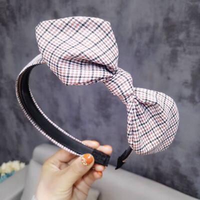 

Women Girl Floral Bowknot Headband Bohemian Retro Vintage Wristband Casual Ladies Hairband