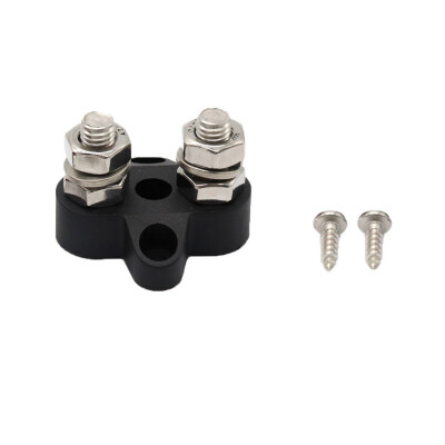 

Tailored Bus Bar Terminal Block Heavy Duty Dual M8 Power Distribution Studs For Truck RV