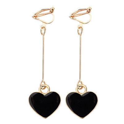 

Ladies Ear Cuff Earrings Wrap Clip On Drop Dangle Earring Stud Silver Gold Heart