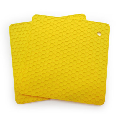 

Heat Resistant Silicone Honeycomb Table Mat Placemat Non-slip Pot Holder Mat UK