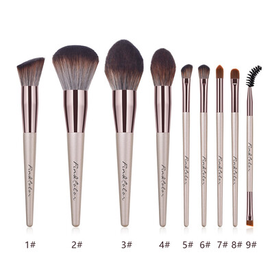 

〖Follure〗Foundation Cosmetic Eyebrow Eyeshadow Brush Makeup Brush Sets Tools 9PCS
