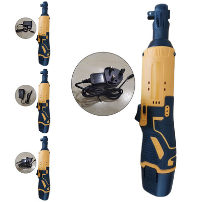 

12V Cordless 38 Electric Ratchet Wrench Set With Charger Accessories UK Plug