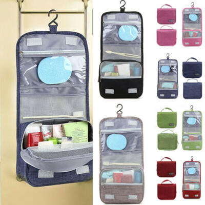 

Hanging Toiletry Bag Travel Cosmetic Kit Large Essentials Organizer Waterproof