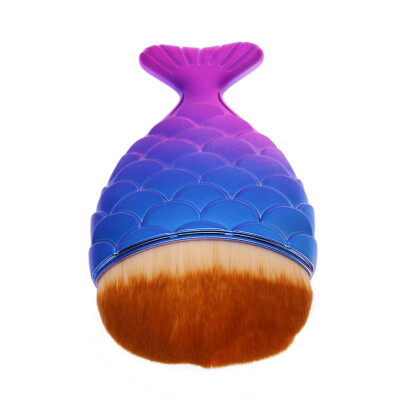 

Cosmetic Makeup Fish Brush Fishtail Bottom Powder Foundation Blush Brush