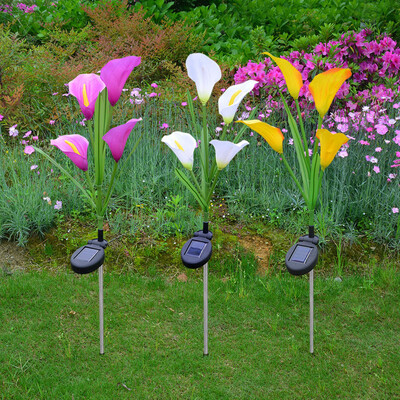 

〖Follure〗Solar Lantern LED Decorative Outdoor Lawn Lamp 4 Head Solar Horseshoe Lant