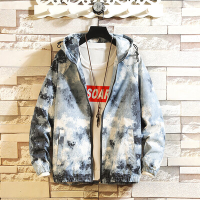 

Mens Windproof Hiking Camo Jacket Coat Outdoor Sport Baseball Hoodie Outwear