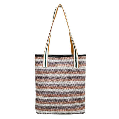 

Women Fashion Large Capacity Handbag Totes Casual Woven Shoulder Square Bag