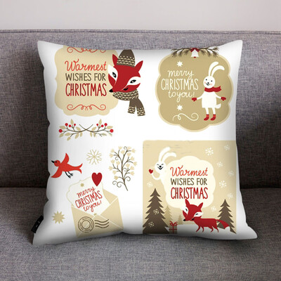 

〖Follure〗Print Pillow Case Polyester Sofa Car Cushion Cover Home Decor