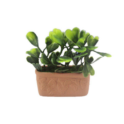 

Siaonvr Simulation Decoration Dollhouse Miniature Scene Potted Plant Pretend Play Toy