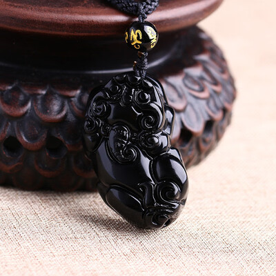 

Lucky necklace stone pendant men&women