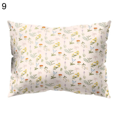 

Flower Bee Ice Cream Pillow Case Cushion Cover Sofa Bed Car Cafe Office Decor