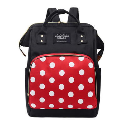 

Cute Printing Mommy Backpacks Large Nylon Maternity Nappy Top-handle Bags