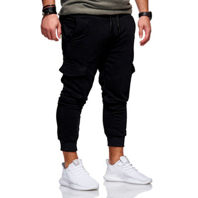 

Mens Gym Casual Sport Trousers Tracksuit Bottoms Skinny Joggers Sweat Pants