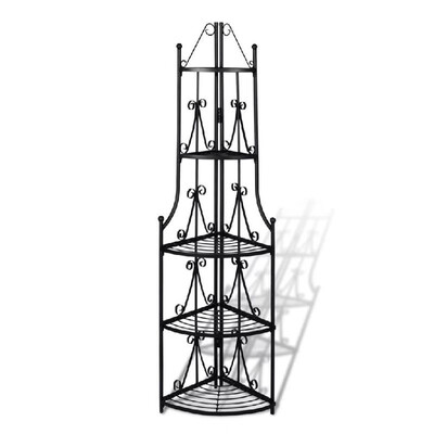 

Corner Plant Rack Black 142"x236"