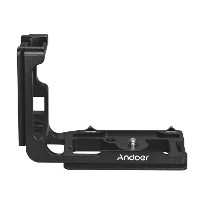 

Andoer  Shape QR Quick Release Plate Camera Bracket Aluminum Alloy for Canon 5D3 5D4