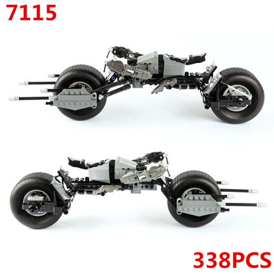

5004590 Bat-Pod Batman Batcycle Batmobile Super Model Hero Building Blocks Bricks Kids DIY Gifts Toys Decool 7115