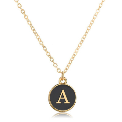 

Alphabet Letter A-Z Pendant Necklace For Women Popular Design Handmade Trendy Jewelry Personality Necklace Gold Color 1PC