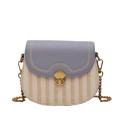 

Personality lock small square bag 2019 new fashion multi-layer female bag tide foreign gas wild chain single shoulder diagonal package