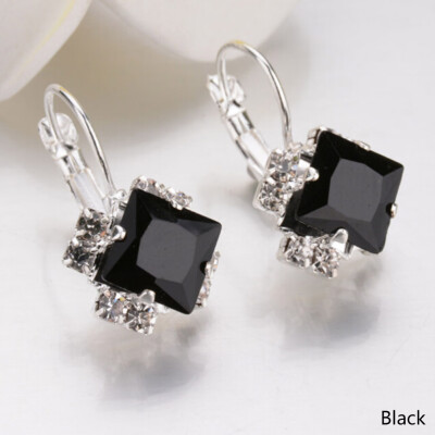 

New Women Fashion Hot Personality Shiny Earrings Korean Fashion Diamond Crystal Earrings