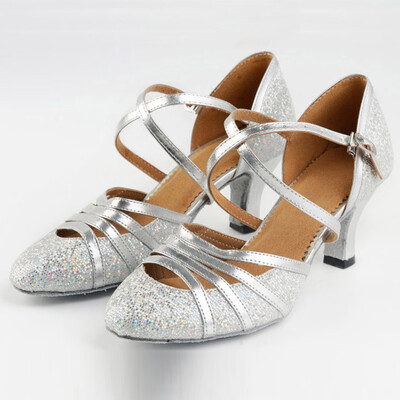 

Rose Womens Rumba Waltz Prom Ballroom Latin Salsa Dance Shoes Square Dance Shoes