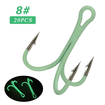 

50PCS Treble Hooks Sharp Barbed Hook Treble Fishing Hooks Treble Hooks Fishing Tackle Fish Hooks