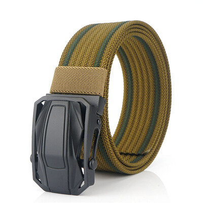 

High Quality Military Equipment Canvas Belt For Men Tactical Designer Jeans Belt Nylon Strap Sports Car Design Buckle Waist Belt