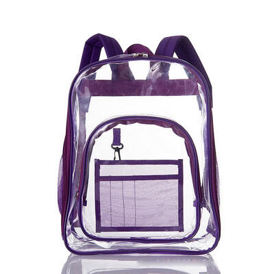 

Transparent Pvc Backpack Large Capacity Simple Waterproof Student Bag