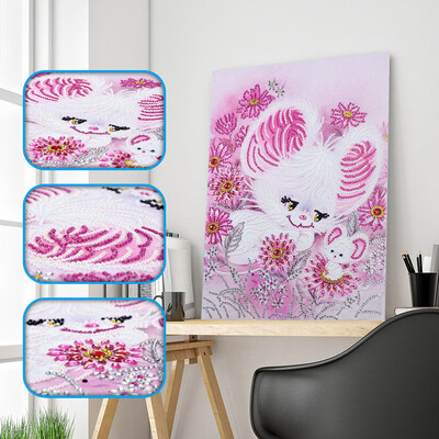 

Siaonvr Special Shaped Diamond Painting DIY 5D Partial Drill Cross Stitch Kits Crystal R
