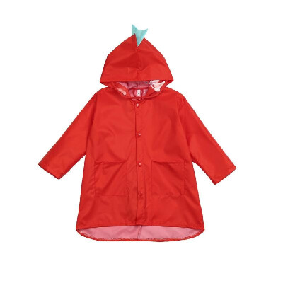 

Childrens raincoat girls boys kindergarten students children children spring&autumn 2-6 years old baby cartoon dinosaur ponch