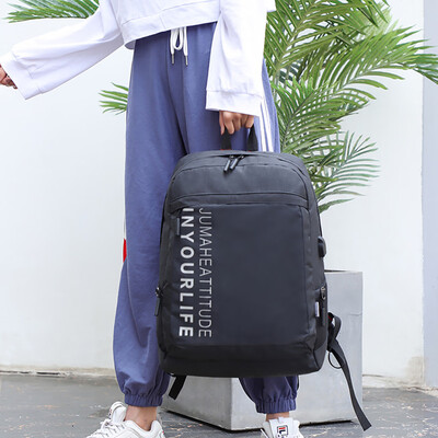 

Tailored Student Backpack New Outdoor Leisure Backpacks USB Multifunction Computer Bag