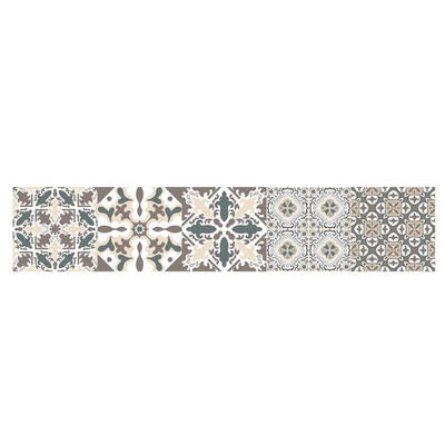 

Retro Flower Pattern Wall Stickers Home Tiles Background Decals Art Decor
