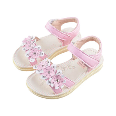 

Summer Kids Sandals Cute Flower Design Sandal Girl Open Toe Princess Shoes Children Casual Sandals