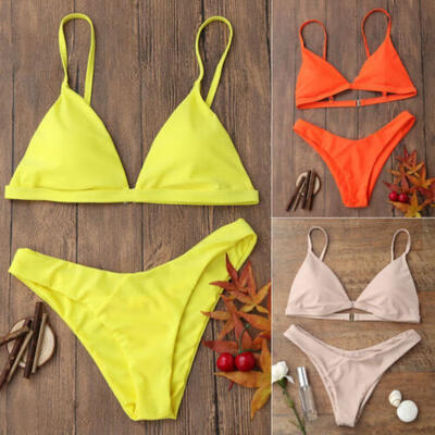 

Women Swimwear Bandage Bikini Set Push-up Padded Bra Bathing Suit Swimsuit