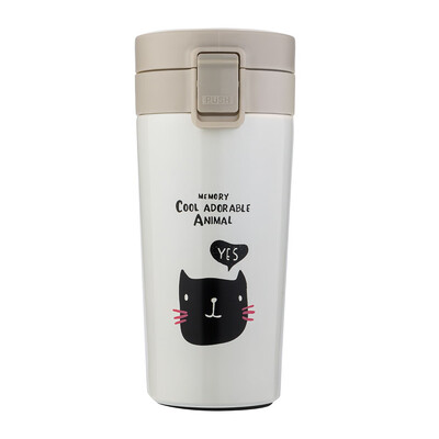 

Siaonvr Portable Stainless Steel Vacuum Flask Thermos Coffee Cup Travel Water Bottle