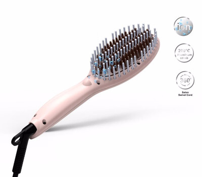 

Azon Mini Professional Electric Straight Hair Comb Negative Ion Straightening Brush