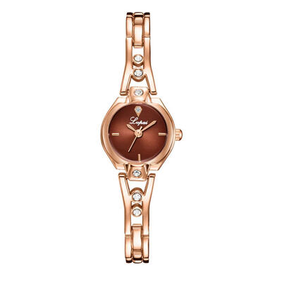 

Hot Selling Women Watches Dial Ladies Quartz Wristwatch Rhinestone Rose Gold Alloy Strap Fashion Clock Dress Gift Reloj Mujer