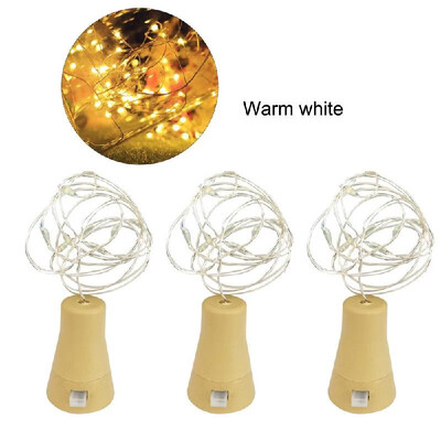 

10LEDs Solar Wine Bottle Light Waterproof Copper Wire Decorative Lamp String