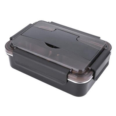 

Portable Stainless Steel Bento Lunch Box Leak-Proof School Food Container