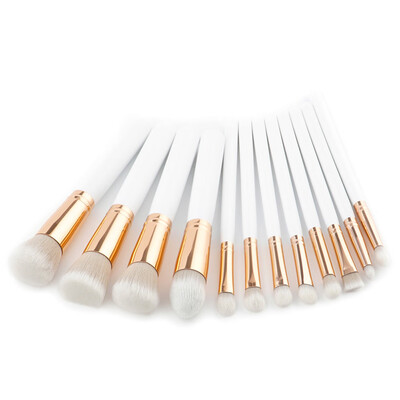 

〖Follure〗New 12Pcs Pencil Foundation Eye shadow Makeup Brushes Eyeliner Brush