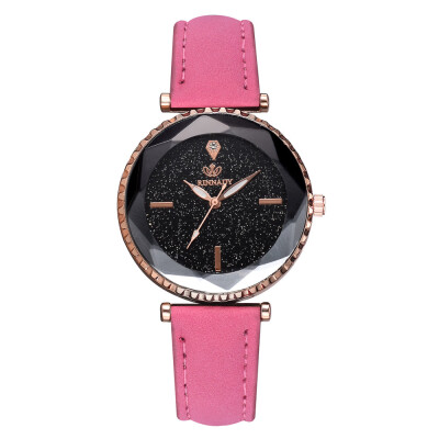 

Korean fashion star ladies alloy quartz watch AliExpress hot PU wrist watch fashion alloy watch