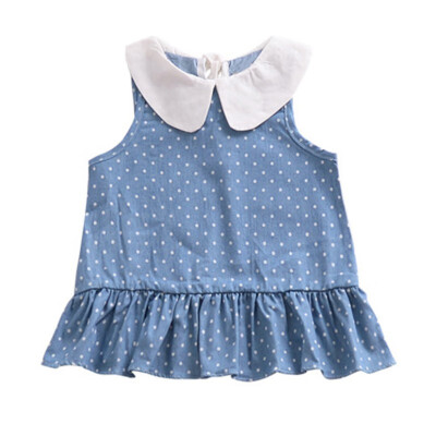 

Baby Dresses Princess Girls Dress Cotton Clothing Dress Dot Print Summer Girls Clothes