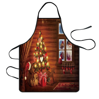 

Siaonvr Christmas Decoration Waterproof Apron Kitchen Aprons Dinner Party Apron