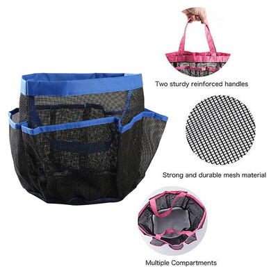 

Gobestart 1PC Creative Foldable 8 Grid Oxford Fine Mesh Storage Bag for Bathroom