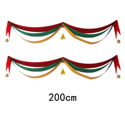 

〖Follure〗Christmas Wave Flag Hanging Flag Xmas Display Window Scene Arrangemen Decoration
