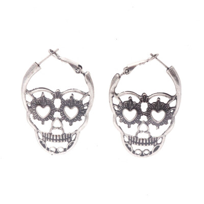 

Women Girls Halloween Exaggerated Skeleton Earrings Women Jewelry Dangle Drop Earings Birthday Gifts