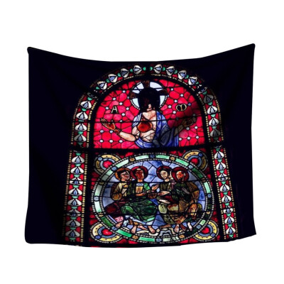 

Toponeto Colorful Print Tapestry Art Room Notre Dame Wall Hanging Tapestry Art Nature