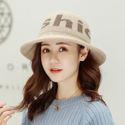 

Autumn&winter new warm sheep hair fishermans hat womens Korean alphabet fashion fashion all kinds of hats wholesale